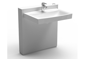 Ropox håndvask designet til brugere med nedsat funktionsevne
