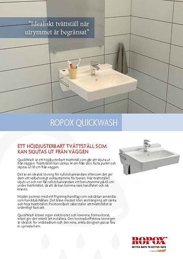 Datablad Ropox Toalettlyft
