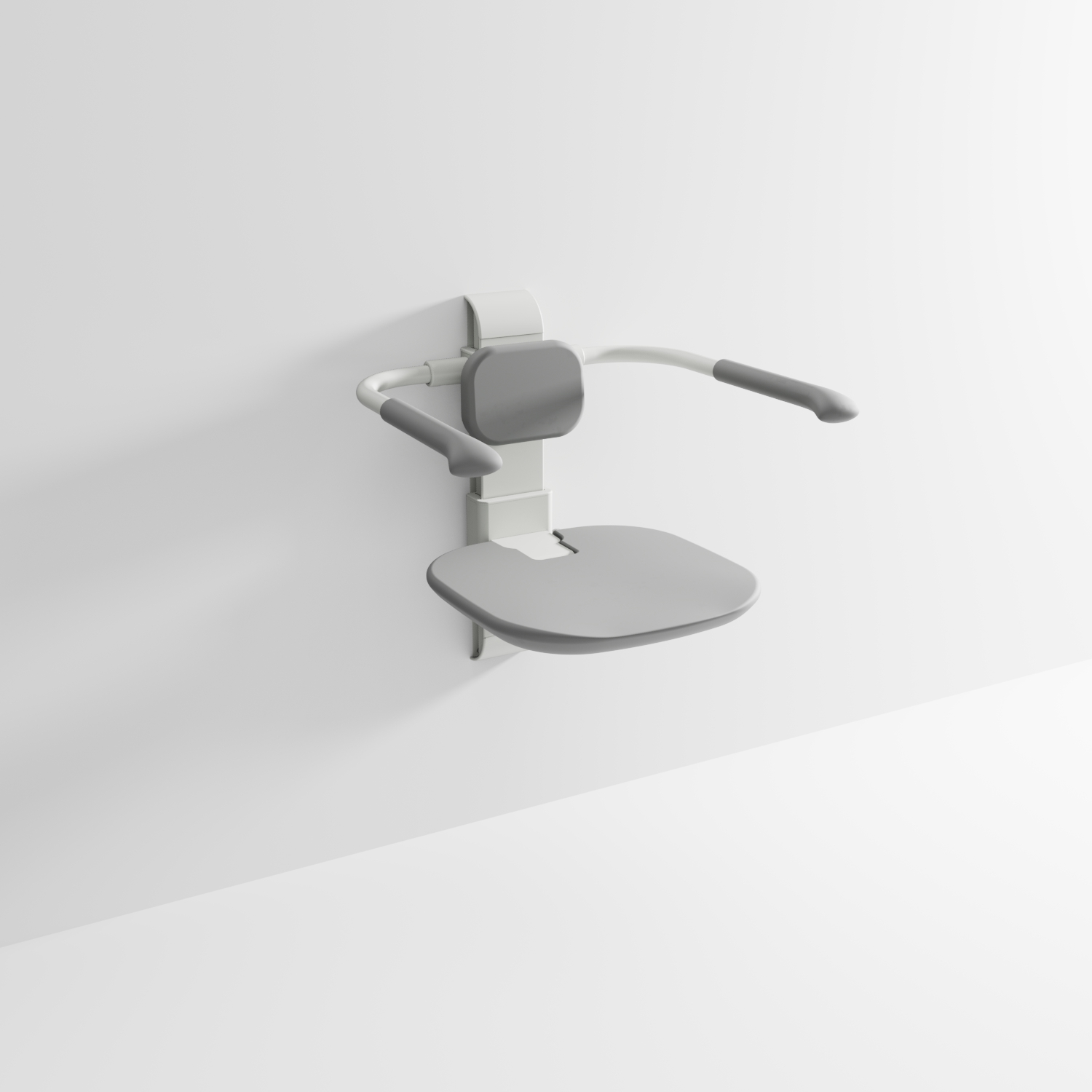 arm support for shower seat